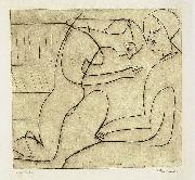 Ernst Ludwig Kirchner Lovers in the bibliothek - etching oil painting artist